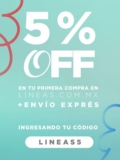 Cupón Lineas 5% de descuento + envío express en tu primera compra