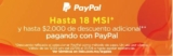 Promoción Linio PayPal Hot Sale 2020 de $2,000 de descuento + 18 MSI en artículos seleccionados