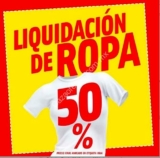 Liquidación de ropa en Mega Soriana: 50% de descuento en prendas con etiqueta roja