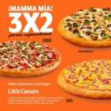 Pizzas al 3×2 en Little Caesars por el Día de las Madres