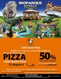Compra una pizza en Little Caesars y llévate cupón de 50% de descuento en Pasaporte Safari de Bioparque Estrella