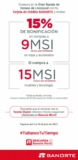 Promo Liverpool Banorte Barata de Verano 2021: 15% de bonificación + 9 msi