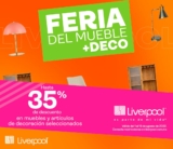 Feria del Mueble + Deco Liverpool: Hasta 35% de descuento en muebles y artículos seleccionados