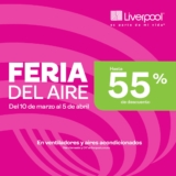 Feria del Aire 2026 Liverpool: Hasta 55% de descuento en ventiladores y aires acondicionados