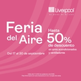 Feria del Aire Liverpool 2025: Hasta 50% de descuento en aires acondicionados y ventiladores
