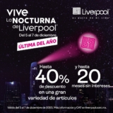 Última Venta Nocturna Liverpool 2025: Cuándo es, ofertas y promociones