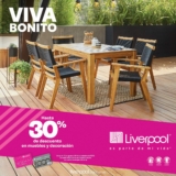 Viva Bonito Liverpool 2020: Hasta 30% de descuento en muebles y decoración