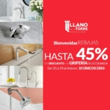 Promoción Llano de la Torre: Hasta 45% de descuento en grifería