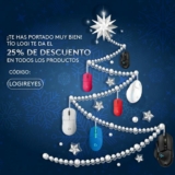 Cupón de Navidad Logitech: 25% de descuento en toda la tienda