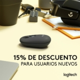 Promo Regreso a Clases Logitech: 15% de descuento en tu siguiente compra si te registras