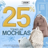 Promo LOGON: 25% de descuento en todas las Mochilas