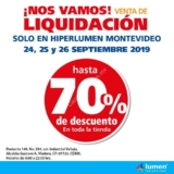 Liquidación Lumen Montevideo: Hasta 70% de descuento en toda la tienda