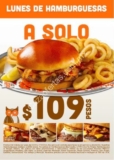 Lunes de hamburguesas en Hooters: Hamburguesas a sólo $109 de 13:00 a 17:00 horas