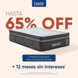 En Luuna hasta 65% de descuento + hasta 12 msi y hasta $750 de descuento adicional