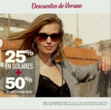 Descuentos de verano Ópticas Lux: 25% de descuento en solares + 50% en lentes polarizados