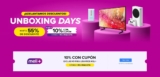 Unboxing Days Mercado Libre: Hasta 55% de descuento + cupón del 10% de descuento adicional