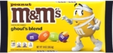 Dulces de Halloween chocolates con cacahuate M&Ms Ghouls Blend baja de precio