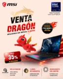 Venta Dragón MSI Gaming: Hasta 35% de descuento