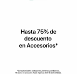 Hasta 75% de descuento en accesorios en MacStore