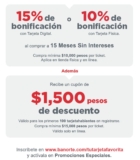 Promo MacStore Banorte: 15% de bonificación + 15 msi en productos Apple