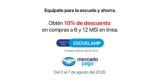 En MacStore 10% de descuento adicional en compras a 6 y 12 msi con Mercado Pago