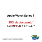 En MacStore: 25% de descuento en Apple Watch Series 11