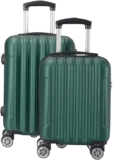 Juego de 2 maletas rígidas de viaje bajan a un gran precio + 3 msi