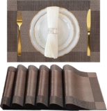 Oferta flash en Juego de 6 Manteles individuales para mesa bajan de precio