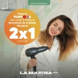 2×1 en accesorios de cuidado personal participantes en La Marina
