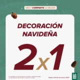 2×1 en decoración navideña en La Marina