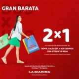 Gran Barata La Marina: Hasta 70% de descuento en ropa, calzado y accesorios con etiqueta roja