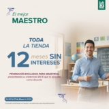 Día del Maestro La Marina: Hasta 12 msi en toda la tienda para maestros