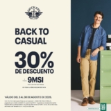 Promo La Marina: 30% de descuento + hasta 9 msi en Dockers