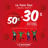Rebajas La Marina Puntos Rojos: Hasta 50% de descuento + 30% adicional