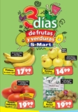 Ofertas S-Mart 3 días de frutas y verduras del 17 al 19 de septiembre 2024