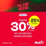 Mejora de Rebajas Martí: Hasta 30% de descuento + 20% adicional
