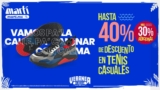En Martí hasta 40% de descuento en tenis casuales + 30% adicional hasta hoy