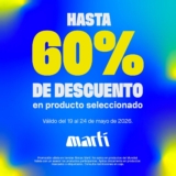Promo Martí: Hasta 60% de descuento este fin de semana