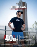Reebok Days Martí: Hasta 40% de descuento en calzado, ropa y accesorios Reebok