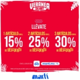 Venta Especial Martí: Descuentos escalonados de hasta 30%