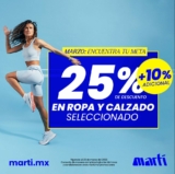 Venta Especial Martí: 25% de descuento + 10% adicional