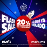 Flash Sale Martí: 20% de descuento aún en lo ya rebajado del 3 al 5 de diciembre