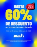 Martí Hot Sale 2026: Hasta 60% de descuento en productos seleccionados