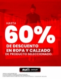 En Martí Outlet hasta 60% de descuento en ropa y calzado deportivo