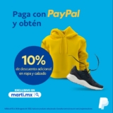 10% de descuento adicional en Martí pagando con Paypal