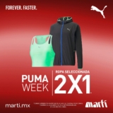 Puma Week Martí: 2×1 en ropa seleccionada Puma