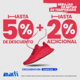 Rebajas de mitad de temporada Martí: Hasta 50% de descuento + hasta 20% adicional