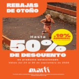 Rebajas de otoño 2026 Martí: Hasta 50% de descuento + 10% adicional a lo ya rebajado