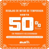 Rebajas Martí: Hasta 50% de descuento hasta el 3 de noviembre