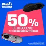 Venta Especial Martí: Segundo artículo con 50% de descuento